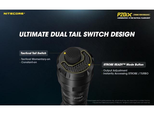 Nitecore P20iX 4000 Lumen USB-C Rechargeable Flashlight