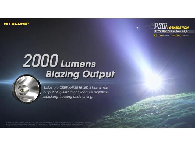Nitecore P30i 2000 Lumen 1093 Yard Long Throw Flashlight