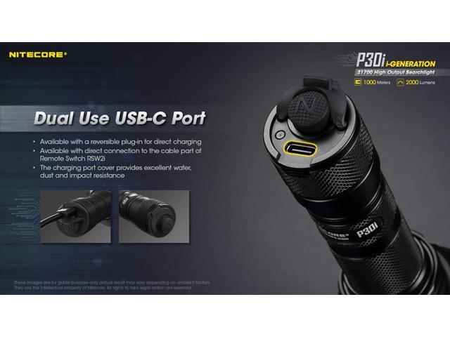 Nitecore P30i 2000 Lumen 1093 Yard Long Throw Flashlight