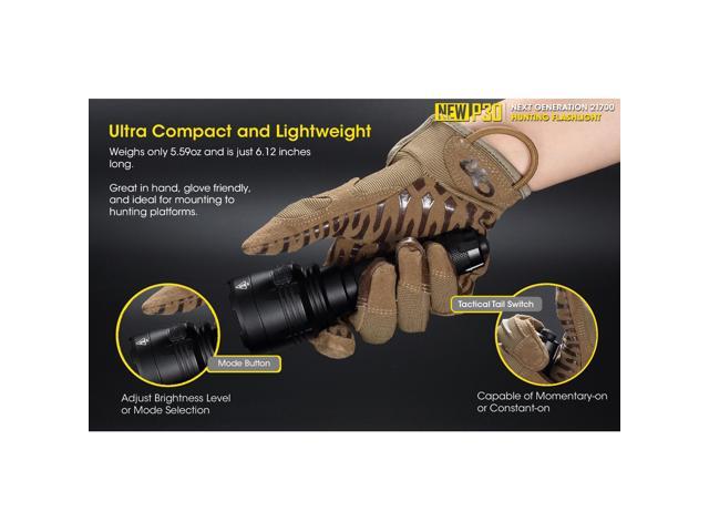 Nitecore NEW P30 1000 Lumen 676 Yard Long Throw Hunting Flashlight