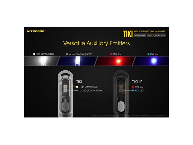 Nitecore TIKI 300 Lumen Rechargeable Keychain Flashlight
