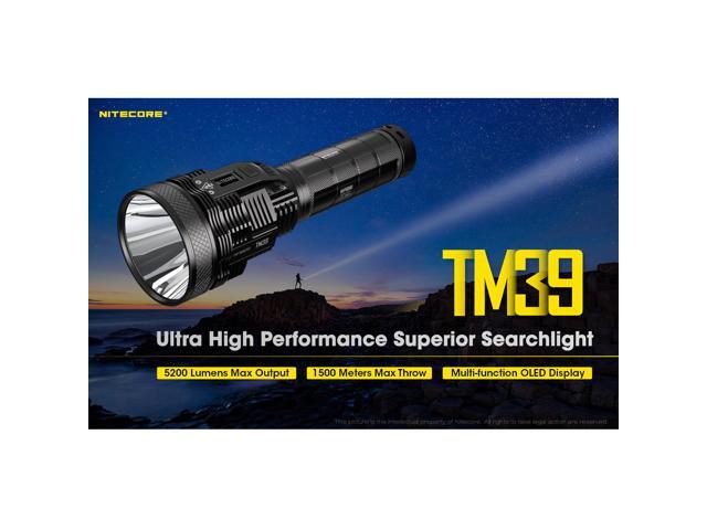 Nitecore TM39 5200 Lumen 1640 Yard Long Throw Flashlight