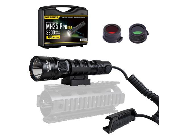 Nitecore MH25 Pro 3300 Lumen Long Throw Rechargeable Hunting Light Kit