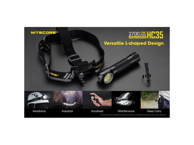 Nitecore HC35 2700 Lumen USB Rechargeable Headlamp