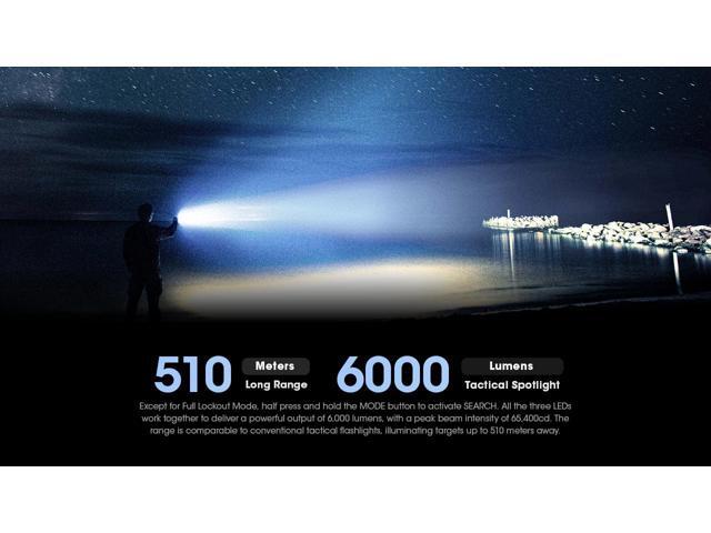 Nitecore TM9K Pro 9900 Lumen Fast Charging USB-C Flashlight