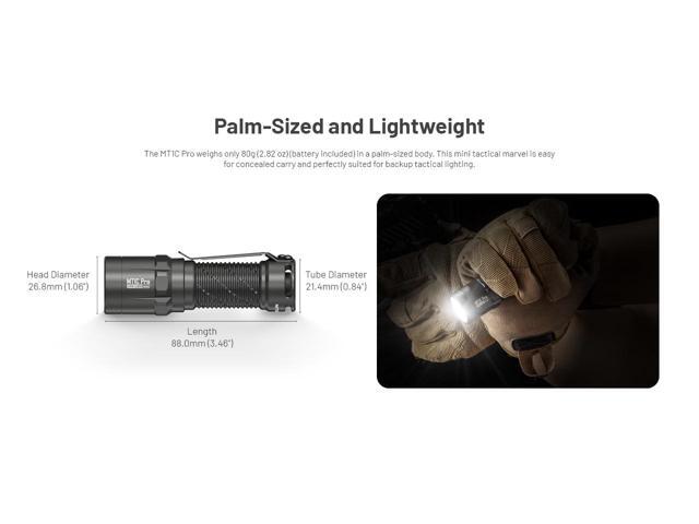 MT1C Pro 1000 Lumen Rechargeable EDC Flashlight