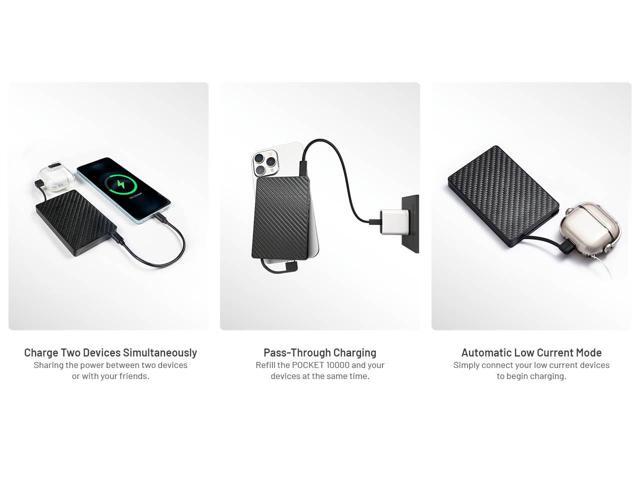 Nitecore Pocket 10000 USB-C Power Bank with Built-In Cable