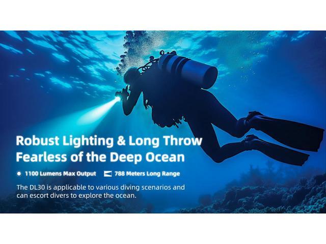 Nitecore DL30 1100 Lumen Rechargeable Dive Light