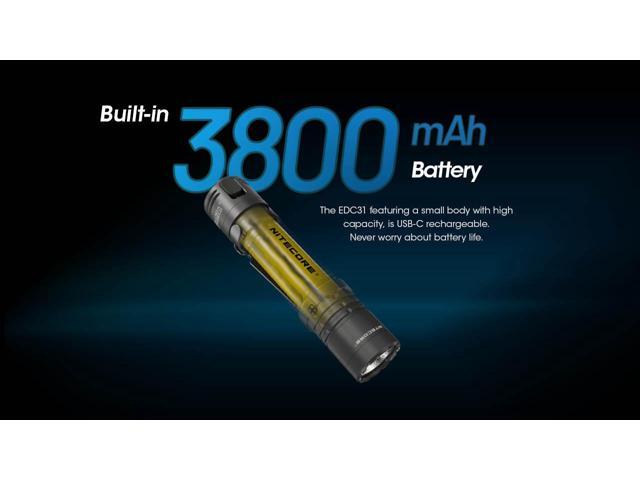 Nitecore EDC31 3500 Lumen USB-C Rechargeable EDC Flashlight