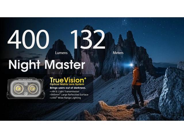 Nitecore NU25 MCT 400 Lumen USB-C Rechargeable Multi-Temperature Headlamp
