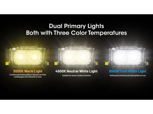 Nitecore NU25 MCT 400 Lumen USB-C Rechargeable Multi-Temperature Headlamp