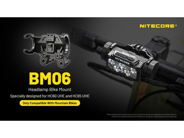 Nitecore BM06 Headlamp Bike Mount for HC60 UHE and HC65 UHE