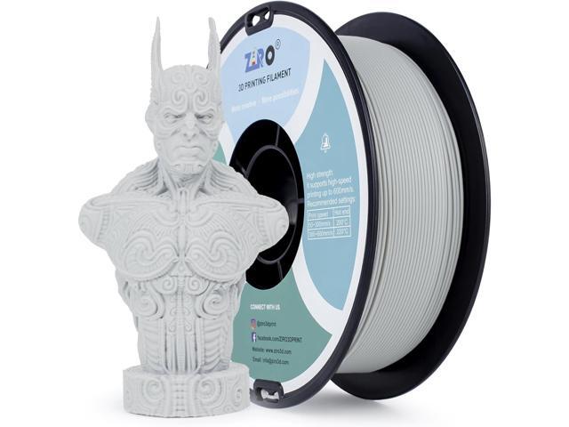Ziro 3D HS-PLA (high speed) Filament 1.75mm 1kg, Gray