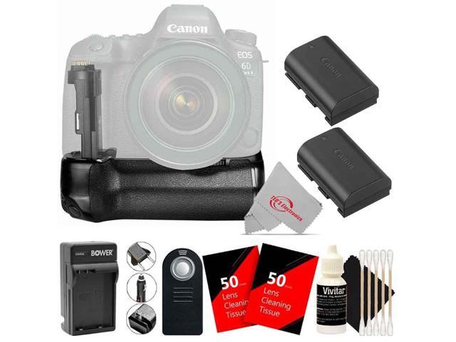 Vivitar BG-E21 Battery Power Grip and Two LP-E6 Battery Accessory Kit for Canon 6D MII