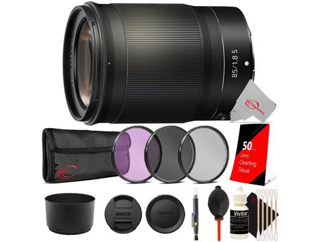 Nikon NIKKOR Z 85mm f/1.8 S FX Format Lens with Top Accessory Kit