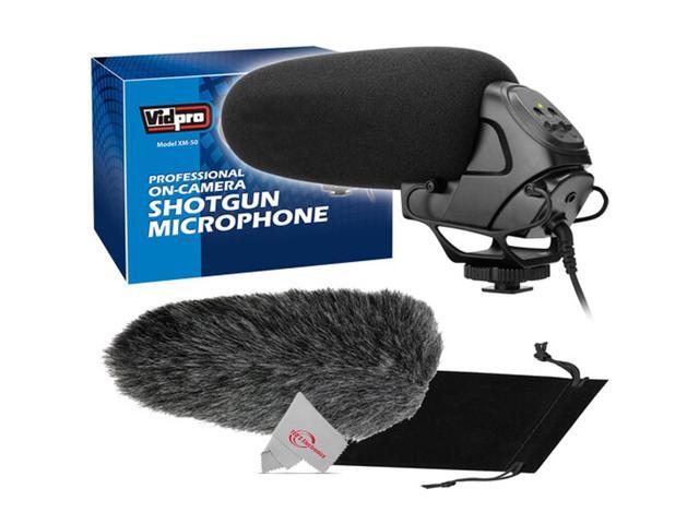 Vidpro XM-50 Professional On-Camera Condenser Shotgun Video Microphone