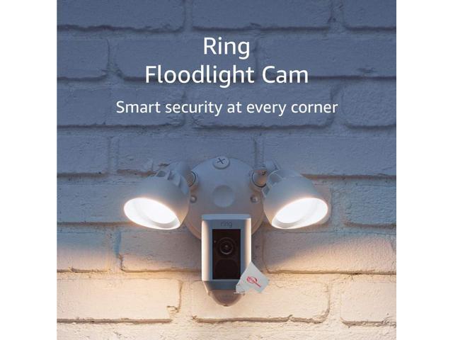 Ring - Floodlight Cam Plus Outdoor Wired 1080p Surveillance Camera - White - image 5