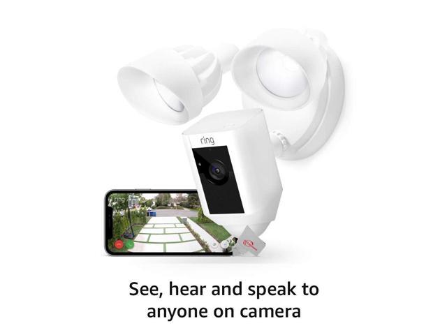 Ring - Floodlight Cam Plus Outdoor Wired 1080p Surveillance Camera - White - image 4