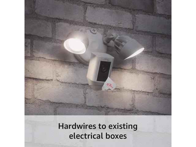 Ring - Floodlight Cam Plus Outdoor Wired 1080p Surveillance Camera - White - image 6