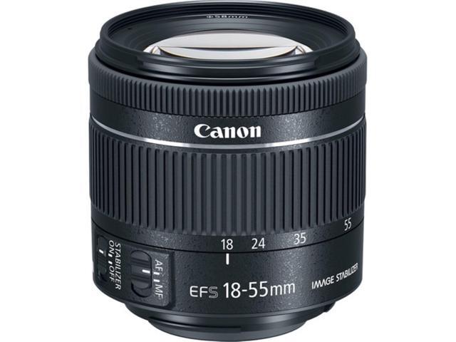 Canon EOS 250D / Rebel SL3 APS-C CMOS Sensor 24MP DSLR Camera with EF-S 18-55mm f/4-5.6 IS STM Lens (Black)