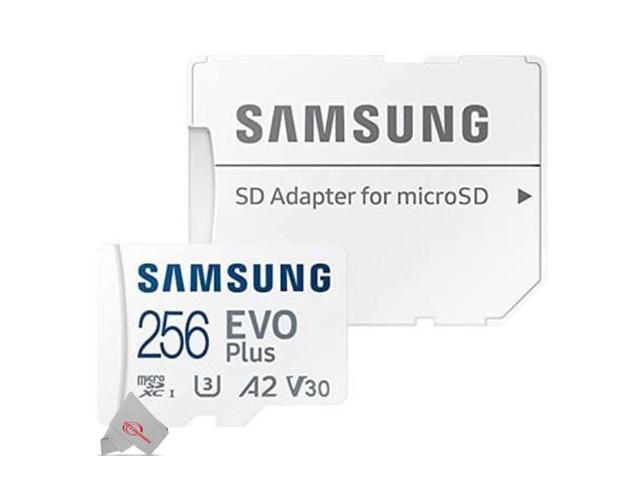 5x Samsung EVO Plus MicroSD 256GB, 130MBs Memory Card with Adapter