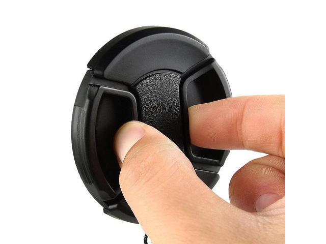 3x Vivitar 62mm Snap-On Lens Cap for Cameras