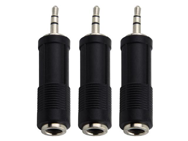 3x Pig Hog Solutions TRS(F) to 3.5mm(M) Stereo Adapter
