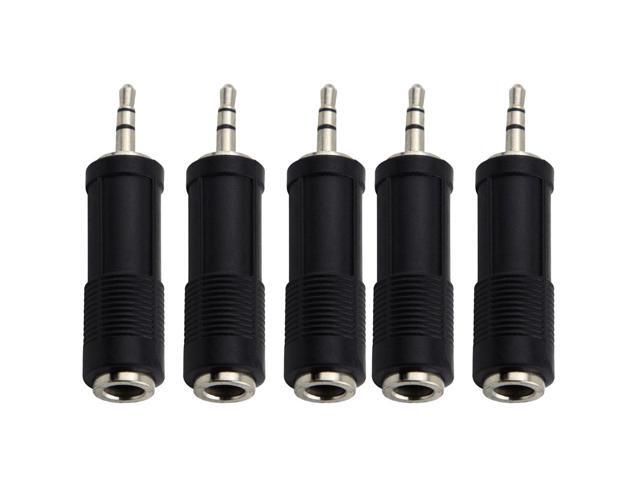 5x Pig Hog Solutions TRS(F) to 3.5mm(M) Stereo Adapter