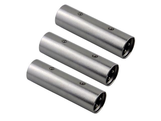 3x Pig Hog Solutions XLR(M) to XLR(M) Balanced Adapter