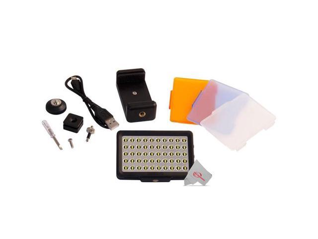 Vivitar Super Powerful Smartphone 50 LED Video Light for Podcasting Vlogging and Videoconferencing