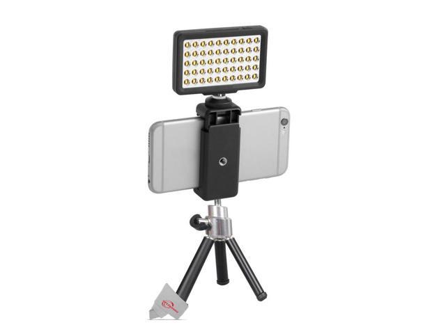 Vivitar Super Powerful Smartphone 50 LED Video Light for Podcasting Vlogging and Videoconferencing