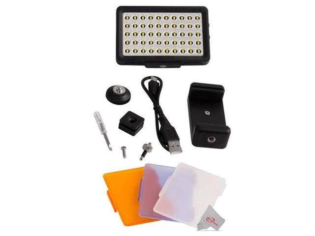 Vivitar Super Powerful Smartphone 50 LED Video Light for Podcasting Vlogging and Videoconferencing