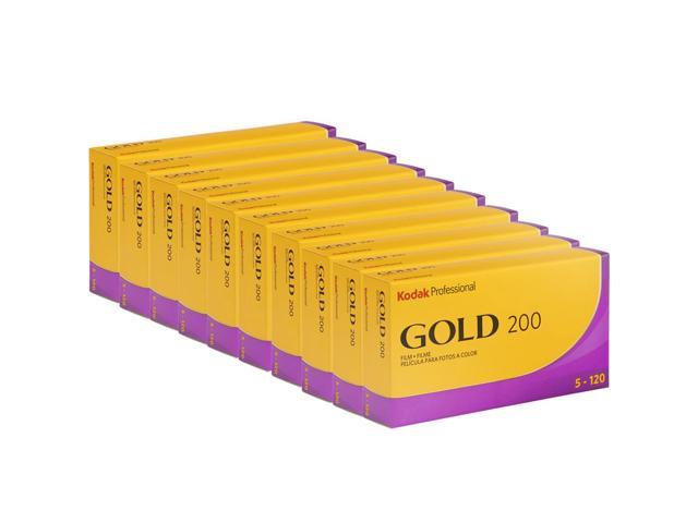 Photos - Camcorder Kodak 10x  Professional Gold 200 Color Negative Film - 120 Roll Film, Pack 