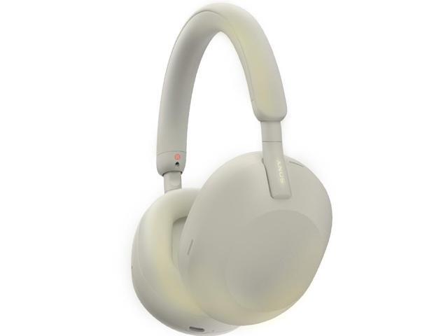 Sony WH-1000XM5 Noise-Canceling Wireless Over-Ear Headphones (Silver)