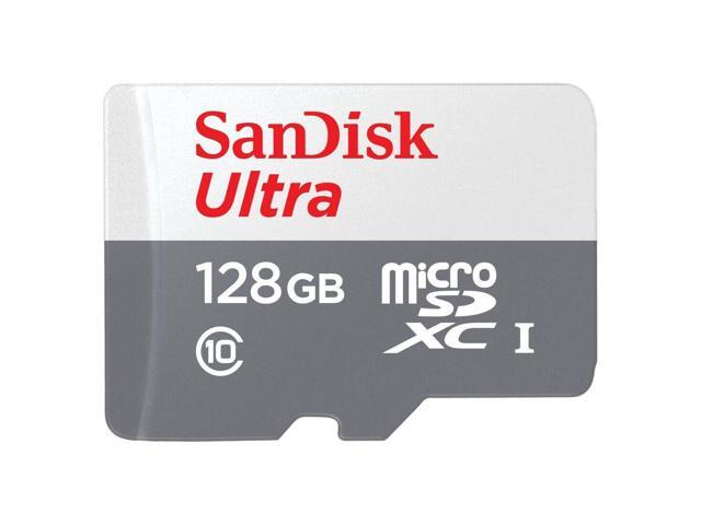 SanDisk 128GB Ultra UHS-I microSDHC Memory Card with SD Adapter