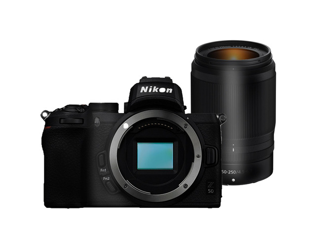 Nikon Z50 Mirrorless Digital Camera with Nikon NIKKOR Z DX 50-250mm f/4.5-6.3 VR Lens