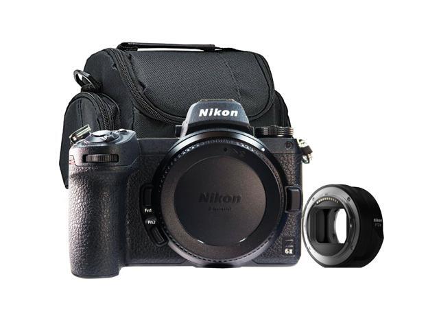 Nikon Z6 MKII Mirrorless Digital Camera Body with FTZ II Mount Adapter + Camera Case