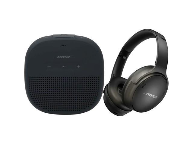 Bose QuietComfort 45 Noise-Canceling Wireless Over-Ear Headphones (Triple Black) and Bose Soundlink Micro Bluetooth Speaker (Black)