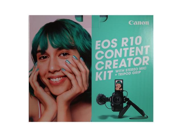 Canon - EOS R10 Mirrorless Camera with RF-S18-45 f/4.5-6.3 IS STM Lens Content Creator Kit - Black - image 9