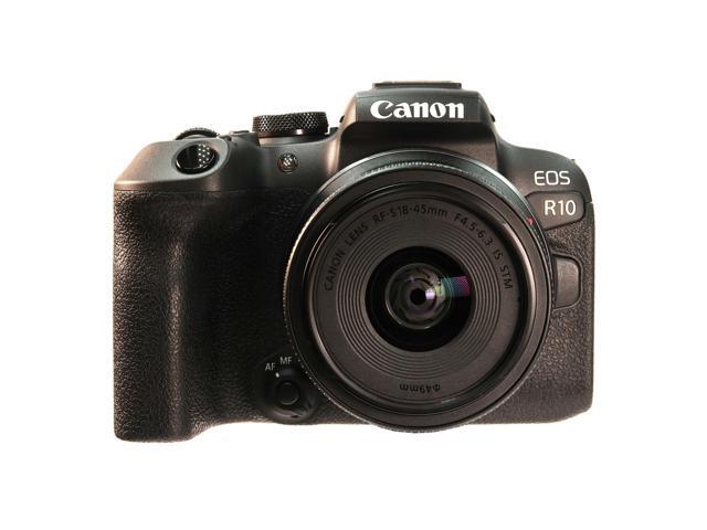 Canon - EOS R10 Mirrorless Camera with RF-S18-45 f/4.5-6.3 IS STM Lens Content Creator Kit - Black - image 11
