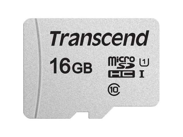 10 Unit Transcend 16GB 300s 95MB/s Class 10 Micro SDHC Memory Card with SD Adapter