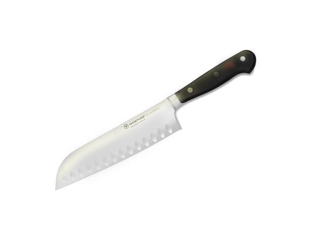 Wusthof Classic 7' Hollow Edge Santoku Kitchen Knife with Classic 6' Chef's Knife
