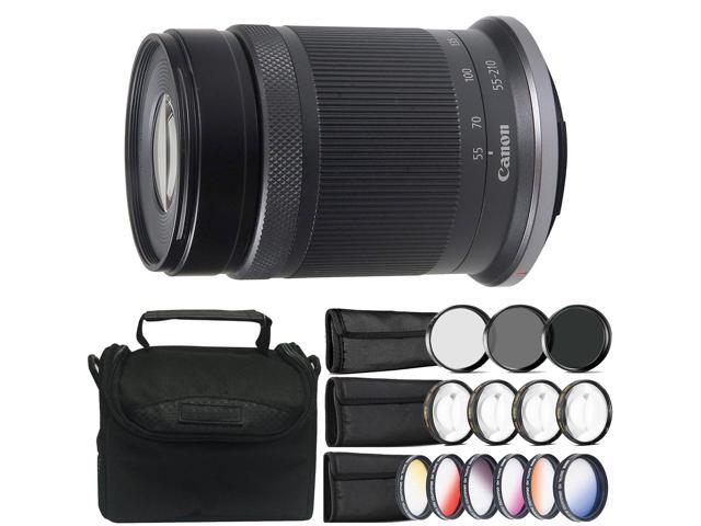 Canon RF-S 55-210mm f/5-7.1 IS STM Lens (Canon RF) with Complete Filter Kit