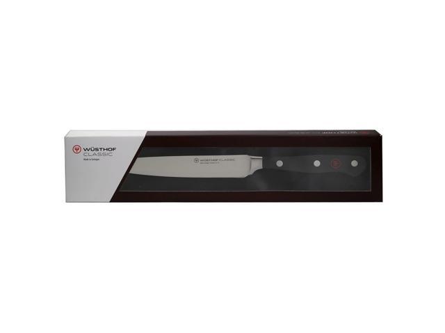 Wusthof Classic 6' Utility Knife with Classic 7' Hollow Edge Santoku Kitchen Knife and Classic 8' Chef's Knife