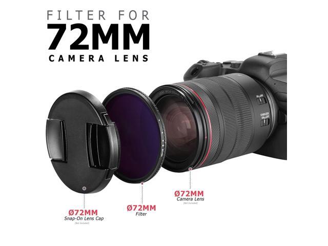 Vivitar 72mm 3 In 1 Digital Camera Lens Filter UV CPL FLD Canon EF 50mm 1.2L 35mm 1.4L RF 24-240 70-200 F4L Lenses