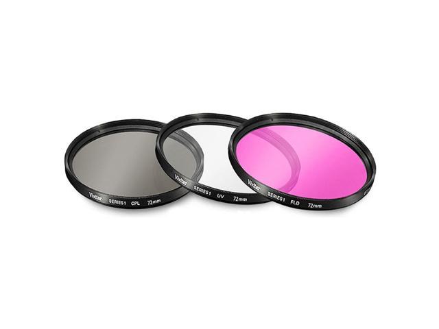 Vivitar 72mm Professional Digital Filter Kit for Tamron 18-400mm F/3.5-6.3 Di II VC HLD, SP35mm F/1.4 Di USD