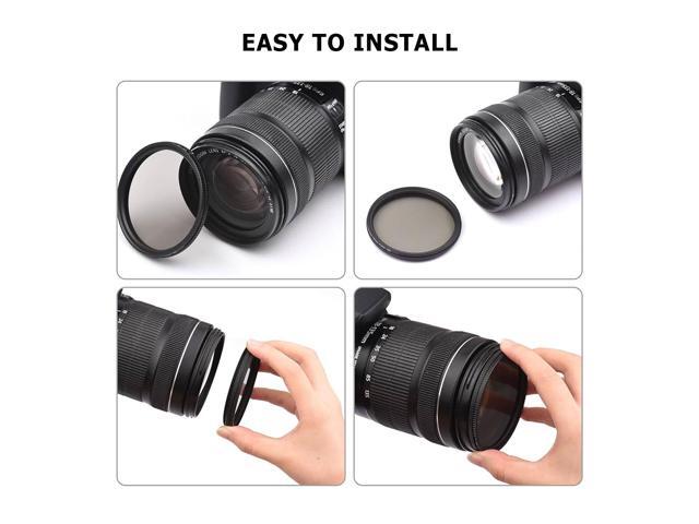 Vivitar 72mm Professional Digital Filter Kit for Tamron 18-400mm F/3.5-6.3 Di II VC HLD, SP35mm F/1.4 Di USD