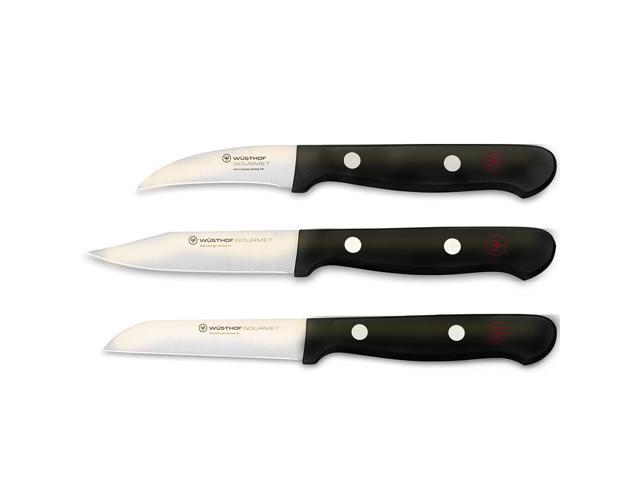 Wusthof Gourmet 3-Piece Paring Knife Set with Wusthof Gourmet 4-Piece Steak Knife Set - 1125060403
