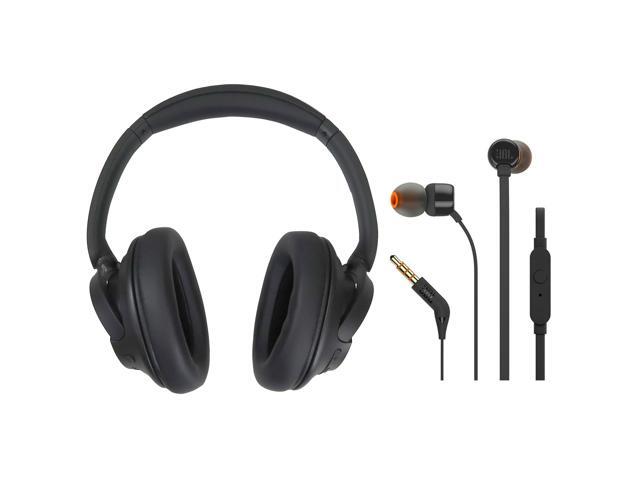 Sony Wireless Over-Ear Noise-Canceling Headphones WH-CH720N (Black) with JBL T110 in Ear Headphones