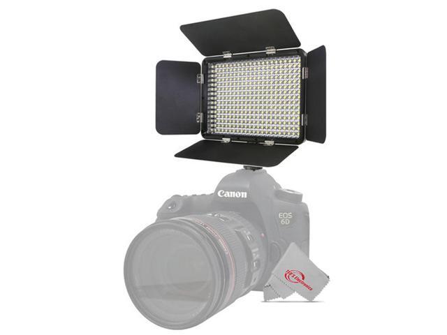 Vidpro LED-330X Varicolor Studio Video Lighting Kit with Built-in Barn Doors & Diffuser Includes Li-ion Battery & Charger, AC Adapter, Adjustable...
